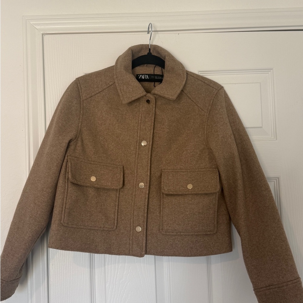 Zara Women's Brown Utility Jacket